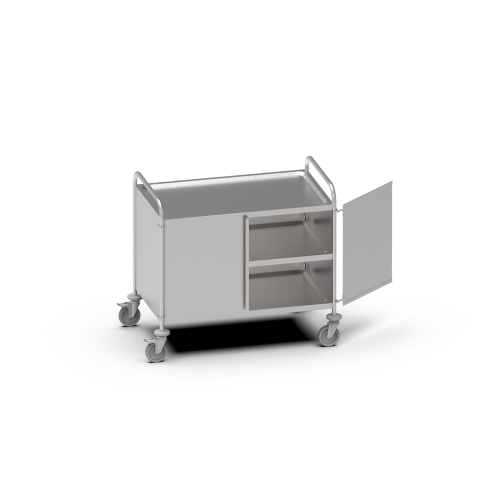 Carrello inox multifunzione a 3 piani 100x60 cm