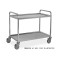 Carrello inox portata 300kg, 3 piani lisci, cm 100x58.