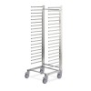 Carrello portateglie 20x60x40, supporti in tubo