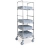 Carrello portacestelli cm 51x51, 5 serie guide