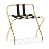 Reggivaligie, ottonato, con sponda, cm 56x40x62h