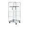 Carrello "roll container", base, 2 sponde, 2 cinghie, cm 72x81x180h