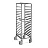 Carrello portateglie 18x60x40, guide a "L" con fermo