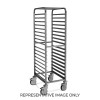 Carrello portateglie 18x60x40, guide a "L" con fermo, saldato, 2 ruote frenate