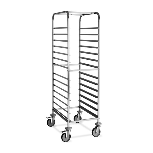 Carrello portateglie 14x60x40, guide a "L"