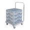 Base con manico in acciaio inox per cassette cm 51x51