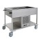 Carrello refrigerante in acciaio inox GN 3/1